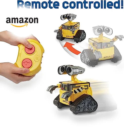 WALL-E RC Robot Toy with Lights & Sounds — Interactive Figures & Robots, Mattel