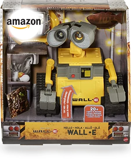 WALL-E RC Robot Toy with Lights & Sounds — Interactive Figures & Robots, Mattel