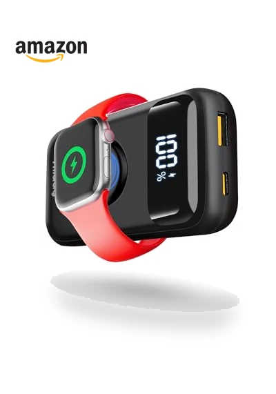 Wireless Portable Charger for Apple Watch, 10000mAh PD 22.5W Fast Charging Power Bank 3-in-1 Battery Pack — Chargers, Miady