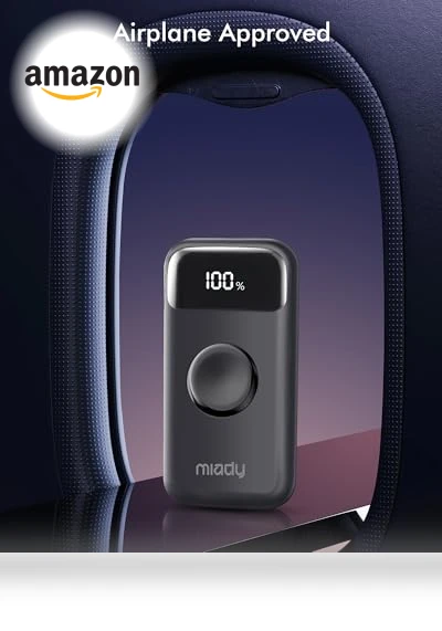 Wireless Portable Charger for Apple Watch, 10000mAh PD 22.5W Fast Charging Power Bank 3-in-1 Battery Pack — Chargers, Miady