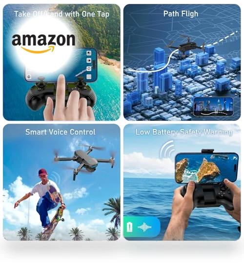1080P HD FPV Camera Drone with Brushless Motor — Drones, MIRASON