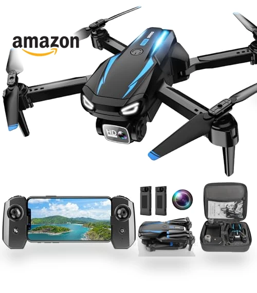1080P HD FPV Foldable Drone with Camera for Kids and Adults — Drones, Dazlen
