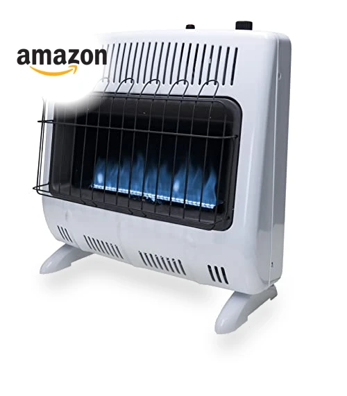 30,000 BTU Vent Free Blue Flame Natural Gas Heater - Wall Mount Space Heater — Portable Heating Solutions, Mr. Heater