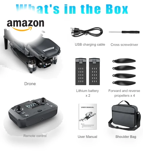 4K Camera Drone with GPS, 46Mins Flight Time — Drones, Glorale