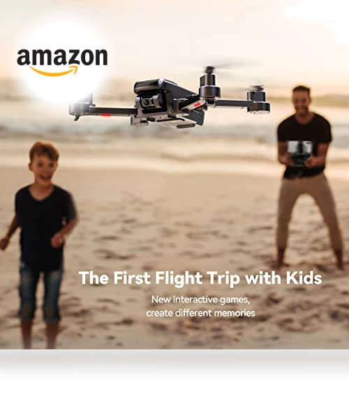 4K Camera Drone with GPS Auto Return, 40 Min Flight, Foldable FPV Quadcopter — Drones, Ruko