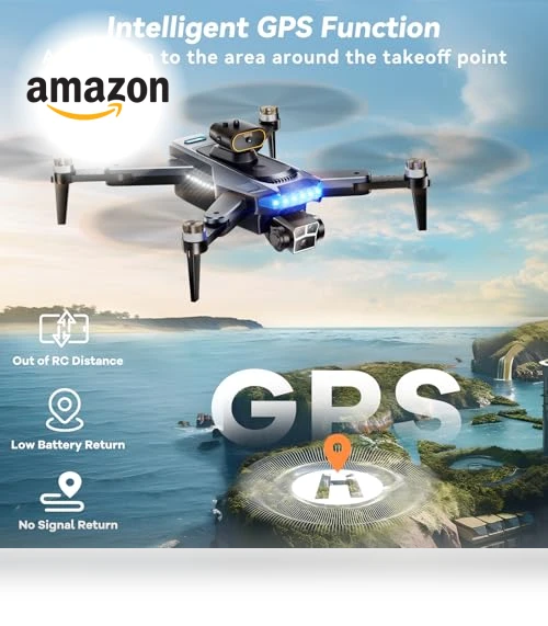 4K Camera GPS Drone with Brushless Motor — Drones, HYTOBP
