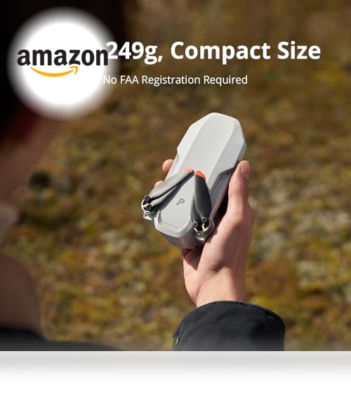 4K Drone with Camera for Adults, 3-Axis Gimbal, 10KM Transmission, AI Track, Under 249g — Drones, Potensic