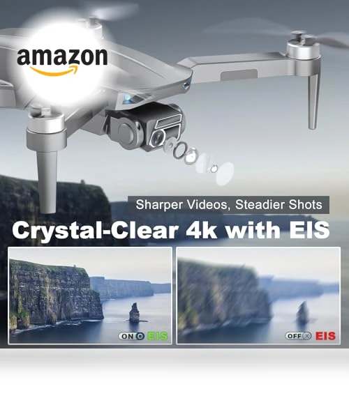 4K Drone with Camera for Beginners, 52-Min Flight Time, 10000 Feet Range — Drones, HHD