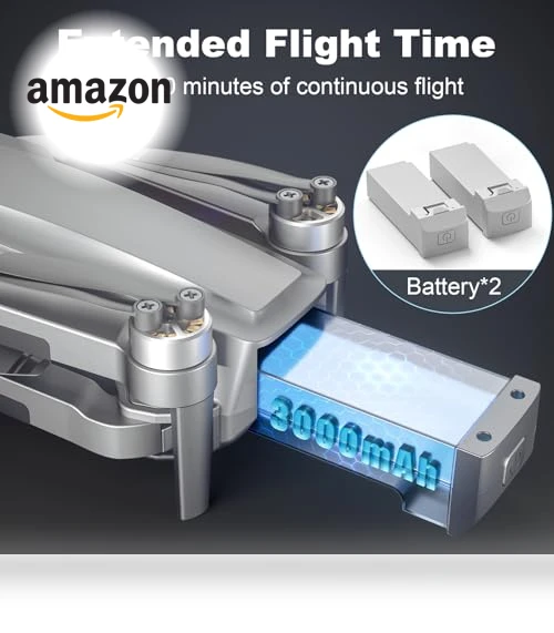 4K Drone with Camera for Beginners, 52-Min Flight Time, 10000 Feet Range — Drones, HHD