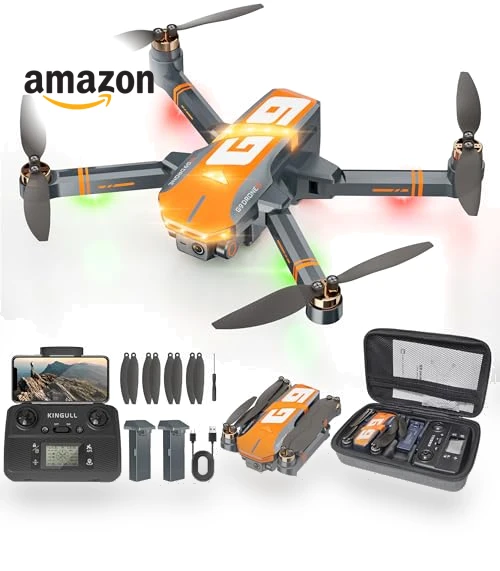 4K GPS Drone with Brushless Motor and Follow Me Mode — Drones, KINGULL