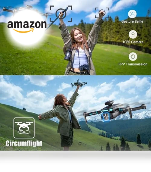 4K HD FPV Foldable Drone with Camera for Beginners — Drones