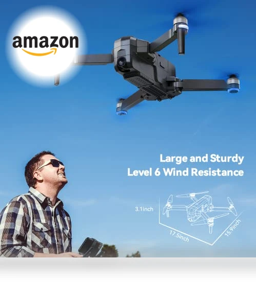 4K UHD Camera Drone with GPS Auto Return Home — Drones, Ruko
