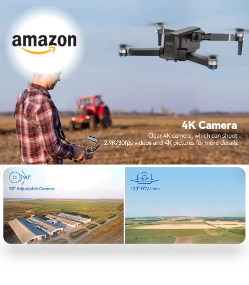 4K UHD Camera Drone with GPS Auto Return Home — Drones, Ruko