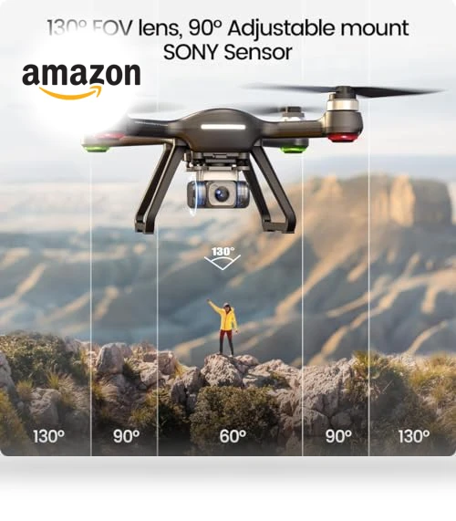 4K UHD Drone with EIS Anti Shake Camera, GPS Quadcopter — Drones, Holy Stone
