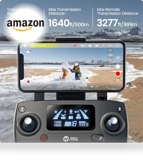 4K UHD Drone with EIS Anti Shake Camera, GPS Quadcopter — Drones, Holy Stone