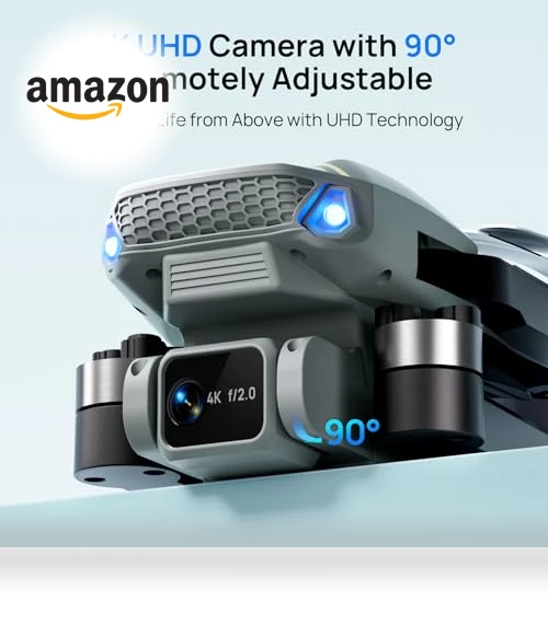 4K UHD FPV Foldable RC Drone with Camera — Drones, Ameta