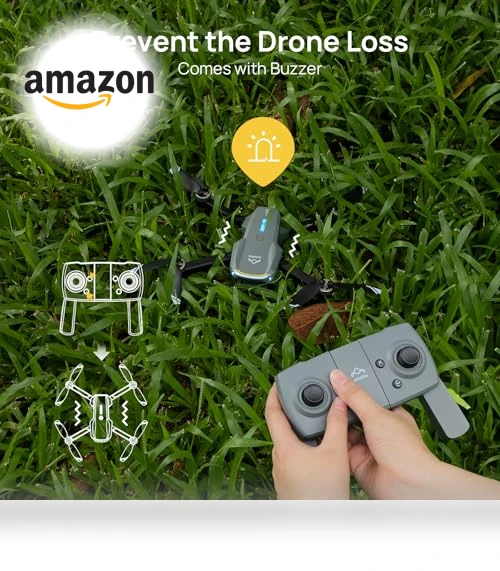 4K UHD FPV Foldable RC Drone with Camera — Drones, Ameta