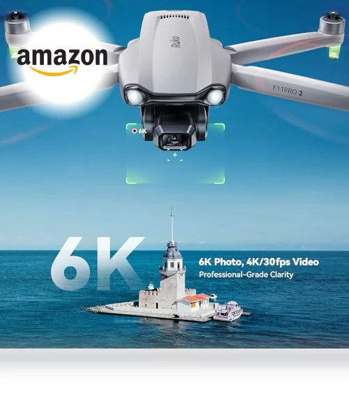 6K Camera Drone with 3-Axis Gimbal, 70-Min Flight Time — Drones, Ruko