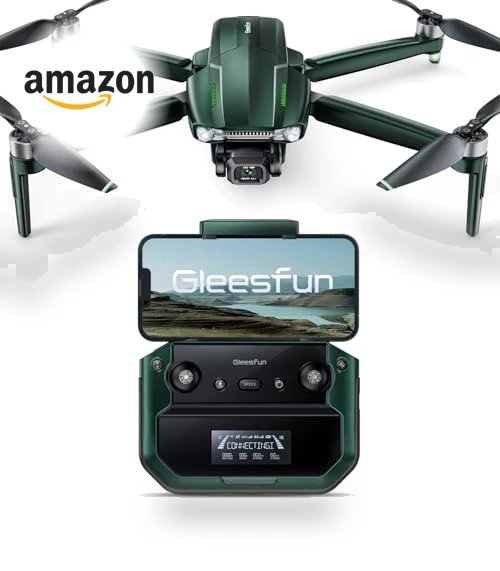 6K Drone with Camera for Adults, 4K/30fps Video, 3-Axis Brushless Gimbal, 70mins Flight Time — Drones, Gleesfun
