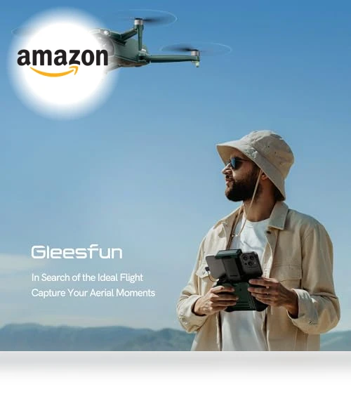 6K Drone with Camera for Adults, 4K/30fps Video, 3-Axis Brushless Gimbal, 70mins Flight Time — Drones, Gleesfun