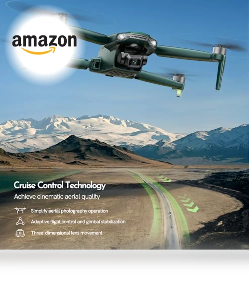 6K Drone with Camera for Adults, 4K/30fps Video, 3-Axis Brushless Gimbal, 70mins Flight Time — Drones, Gleesfun