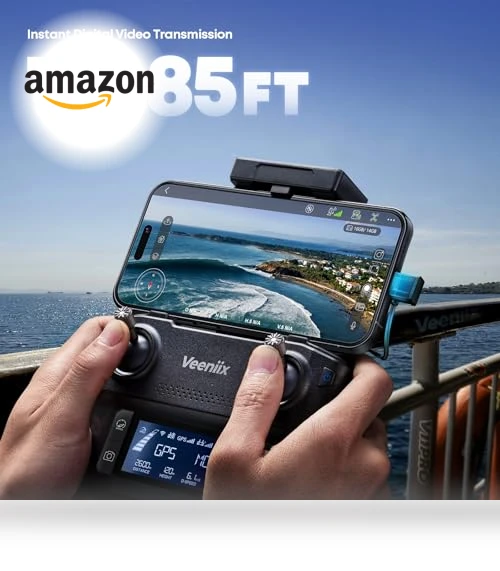 8K Camera Drone with 3-Axis Gimbal, 80min Flight Time — Cinematic Gear, Veeniix