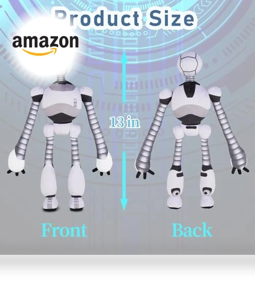 Adjustable 13 Inch Plush Robot Toy — Plushies, Nppd Cooye
