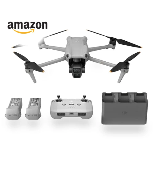 Air 3 Fly More Combo Drone with 4K Camera, Dual Cameras, Extended Flight Time — Drones & UAV Technology, DJI