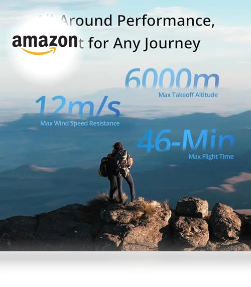 Air 3 Fly More Combo Drone with 4K Camera, Dual Cameras, Extended Flight Time — Drones & UAV Technology, DJI