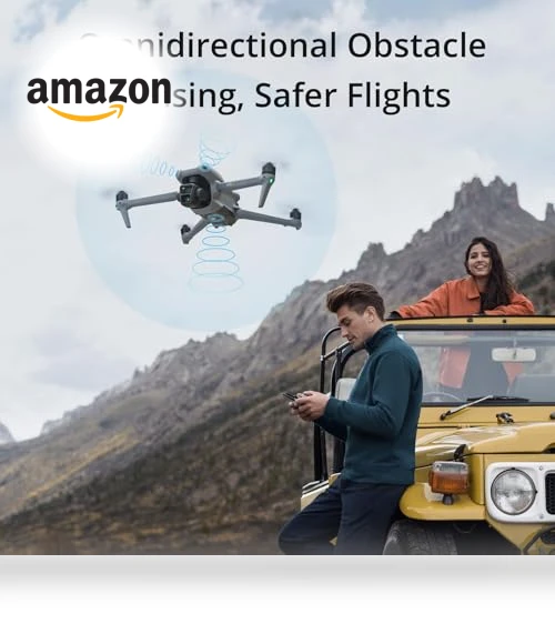 Air 3 Fly More Combo Drone with 4K Camera, Dual Cameras, Extended Flight Time — Drones & UAV Technology, DJI