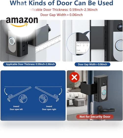 Anti-Theft Video Doorbell Mount for Ring/Blink Doorbells — Kits, KIMILAR