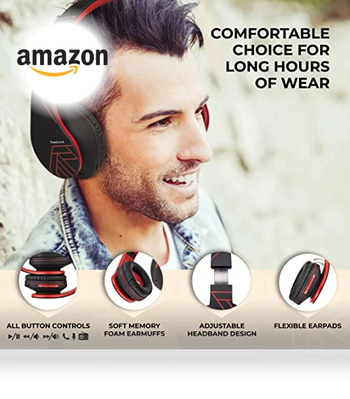 Bluetooth Over-Ear Headphones — In-Ear Headphones, PowerLocus