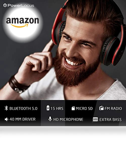 Bluetooth Over-Ear Headphones — In-Ear Headphones, PowerLocus