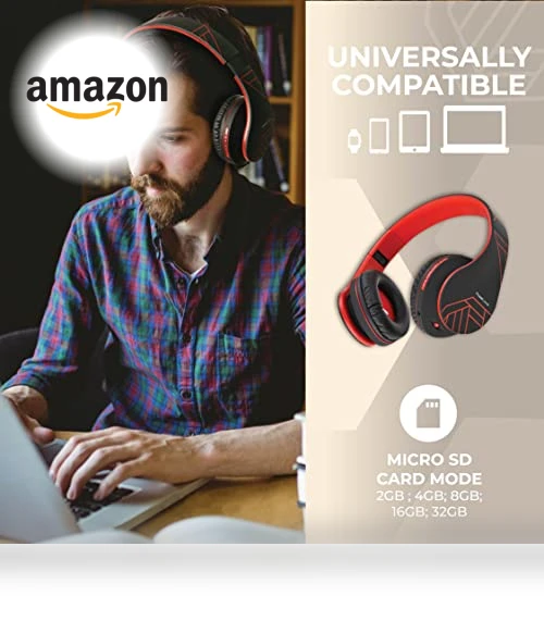 Bluetooth Over-Ear Headphones — In-Ear Headphones, PowerLocus