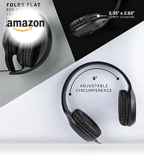 Classroom Headphones Bulk 10-Pack — In-Ear Headphones, Sonitum