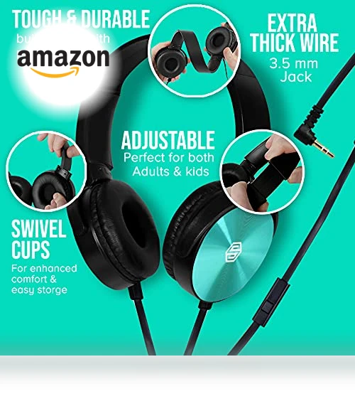 Classroom Headphones With Microphone Bulk Pack — In-Ear Headphones, Sonitum