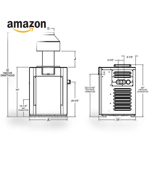 Digital Electronic Ignition Natural Gas Pool Heater — Swimming Pool Heaters, Raypak