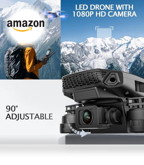 Drone with Camera for Kids - 1080P HD FPV RC Quadcopter — Drones, BEZGAR