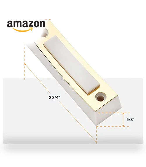 Electric Door Bell Chime Kit with Transformer & Push Buttons — Push Buttons, Newhouse Hardware
