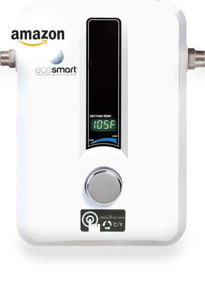 Electric Tankless Water Heater with Self Modulating Technology — Compact Dishwashers, EcoSmart