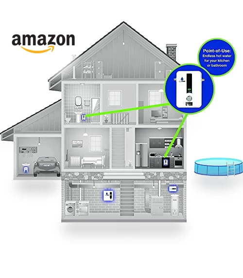 Electric Tankless Water Heater with Self Modulating Technology — Compact Dishwashers, EcoSmart