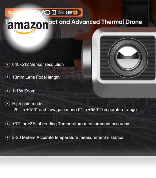 EVO II Dual 640T V3 Thermal Imaging Drone with 8K Camera — Drones & UAV Technology, Autel