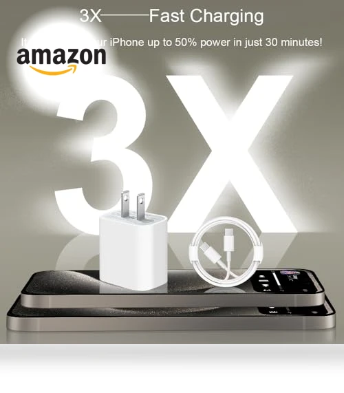 Fast Charging Wall Charger with Cable — Wall Chargers, Coreykin