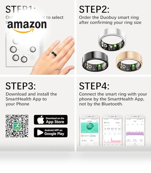 Fitness Tracker Smart Ring — Smartwatches, Duobuy