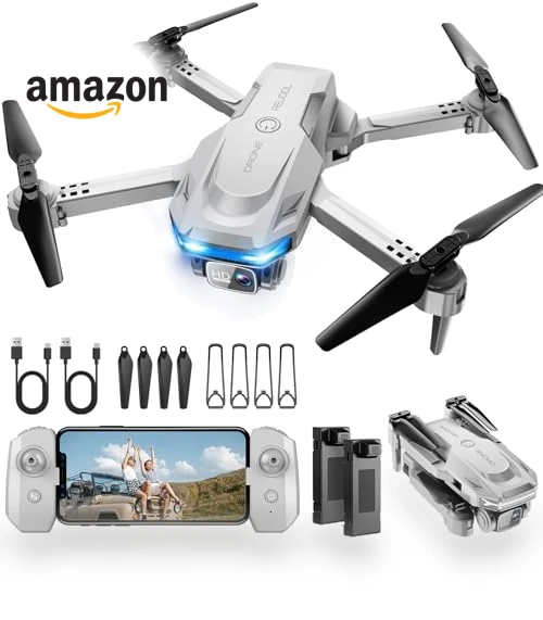 Foldable Drone with 1080P Camera, Voice Gesture Control, 3D Flip, Ideal for Beginners — Drones, RELIDOL