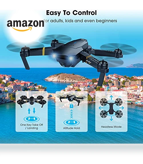 Foldable RC Quadcopter with 1080P HD Camera — Flying Toys, MOCVOO