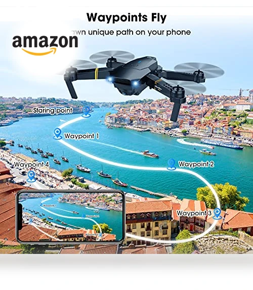 Foldable RC Quadcopter with 1080P HD Camera — Flying Toys, MOCVOO