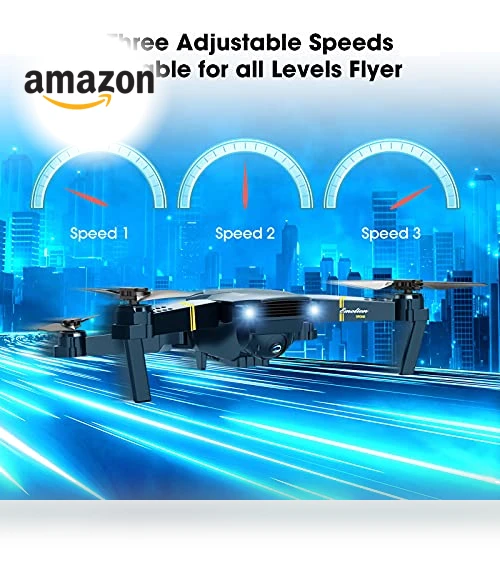 Foldable RC Quadcopter with 1080P HD Camera — Flying Toys, MOCVOO