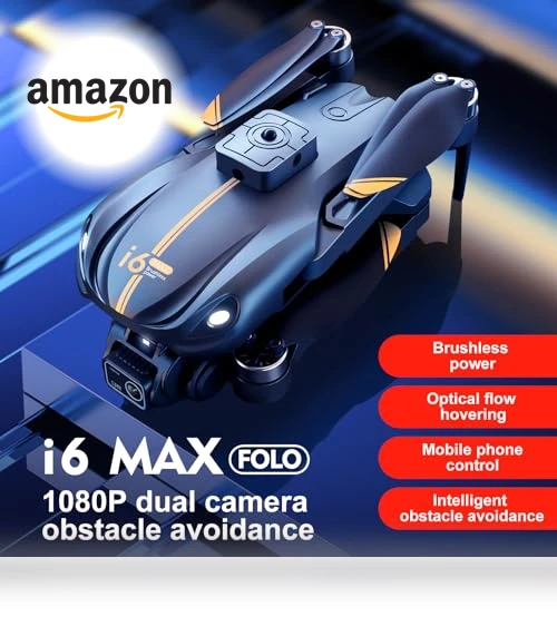 FPV Camera Drone with 1080P HD, Night Vision, Obstacle Avoidance — Drones, OKYUK