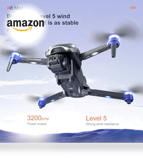 FPV Camera Drone with 1080P HD, Night Vision, Obstacle Avoidance — Drones, OKYUK